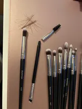 Sywinas brocha maquillaje set 15 piezas Kit de herramienta brochas de maquillaje de pelo sintético natural negro de alta calidad brochas maquillaje profesional