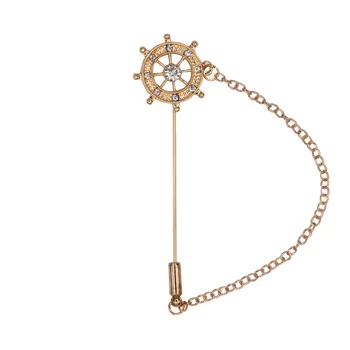 

Brooch on lapel wheel 50937 (Golden, needle, jewelery alloy)
