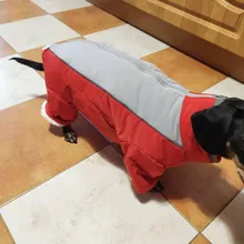 Winter Overalls for Dogs Warm Waterproof Pet Jumpsuit Trousers Male/ Female Dog Reflective