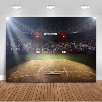 

Baseball stadium background for photography stduio people field newborn baby portrait backdrop for photo booth studio light
