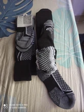 1 par de calcetines para deportes de esquí de invierno, ropa térmica larga para esquí, caminar, deportes de senderismo, toalla