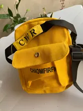 Bolso de hombro para estudiantes, Cartera de lona pequeña y versátil de estilo coreano INS, bolso de hombro para estudiantes, con solapa