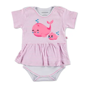 

ebebek Carmin Baby Summer Girl Cute Whale Dress Bodysuit