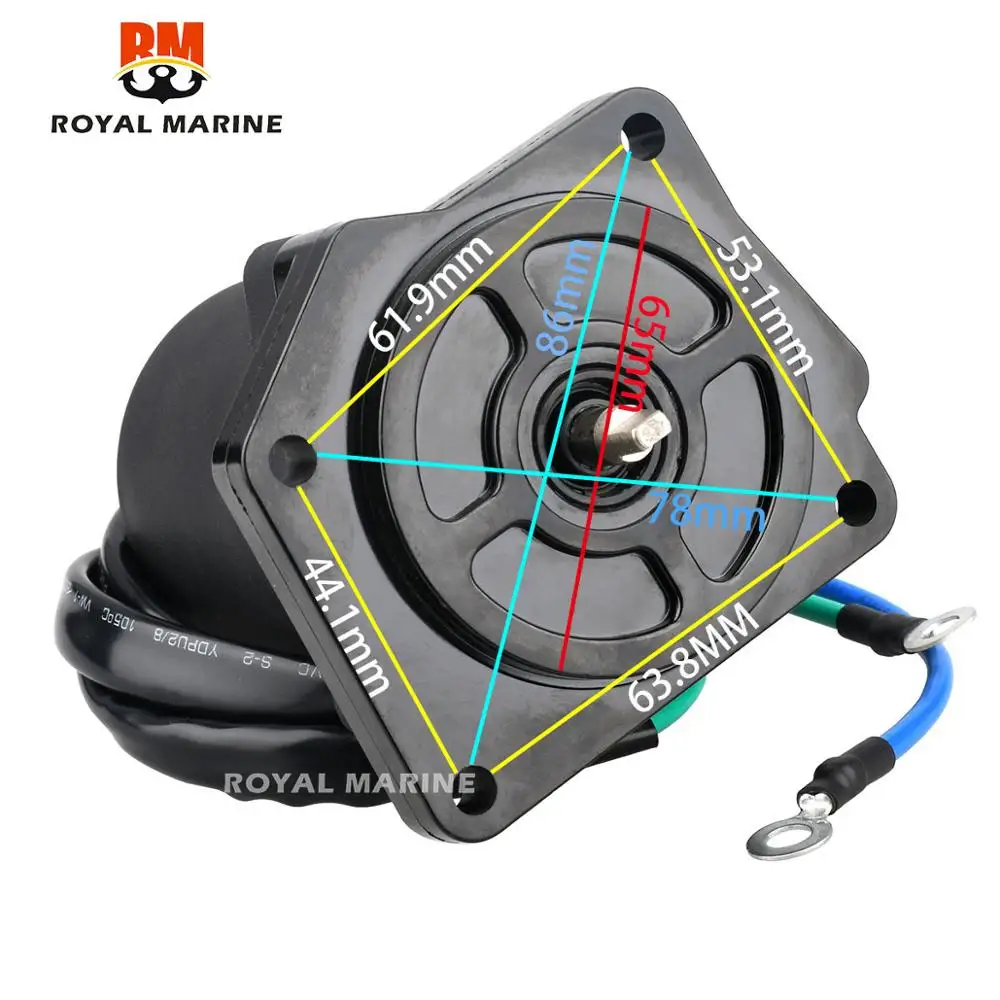 6D8-43880 Trim Motor For Yamaha Outboard motor 4 Stroke F75 F80 F90 F100 6D8-43880-00 6D8-43880-01 boat motor