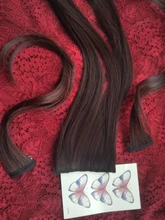 HUAYA-flequillo rizado largo para mujer, 30CM, extensiones de cabello con flecos frontales de dos lados, parte media sintética Natural, flecos falsos