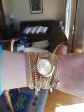 Venta caliente relojes de pulsera de las mujeres Cadena de aleación a la moda oro señoras reloj de cuarzo Casual Relogio femenino Ceasuri mujeres Bvlgari