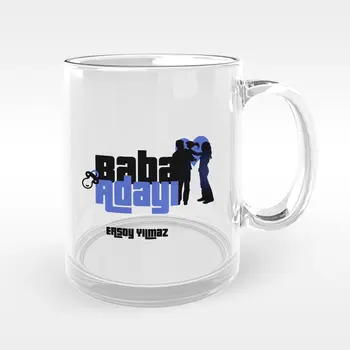

Personalized Dad Nominee Designed Glass Mug Cup-4