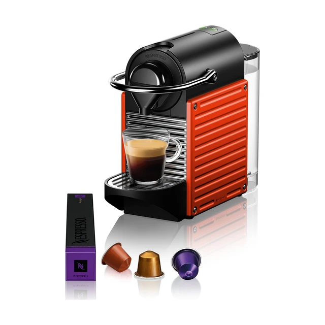 næve elskerinde Inspektion Nespresso Machine Classic C 61 Pıxıe Tıtan espresso machine black red  compact size multifunction fast espresso