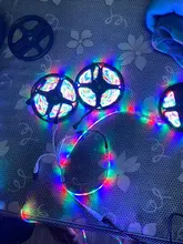 Tira de luces LED con Bluetooth para TV, cinta impermeable y Flexible con diodo de retroiluminación, RGB 5050, SMD 2835, cc 12V, 5M, 10M, 15M, 20M