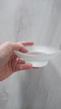Jabonera de vidrio transparente, accesorio de baño, plato de jabón de baño, plato de vidrio mate, envío gratis, YT-7101