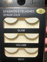 Fake Eyelashes Makeup Daily Natural Thick HBZGTLAD 5-Pairs Handmade 3D