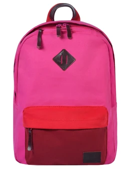 

Women's backpack pink United Academy, collection ON the WAY, canvas, leather, mix fuchsia