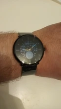 CRRJU-Reloj de pulsera con correa de malla delgada para hombre, cronógrafo de moda, color azul, Retro, con flores huecas, informal, resistente al agua, 2021