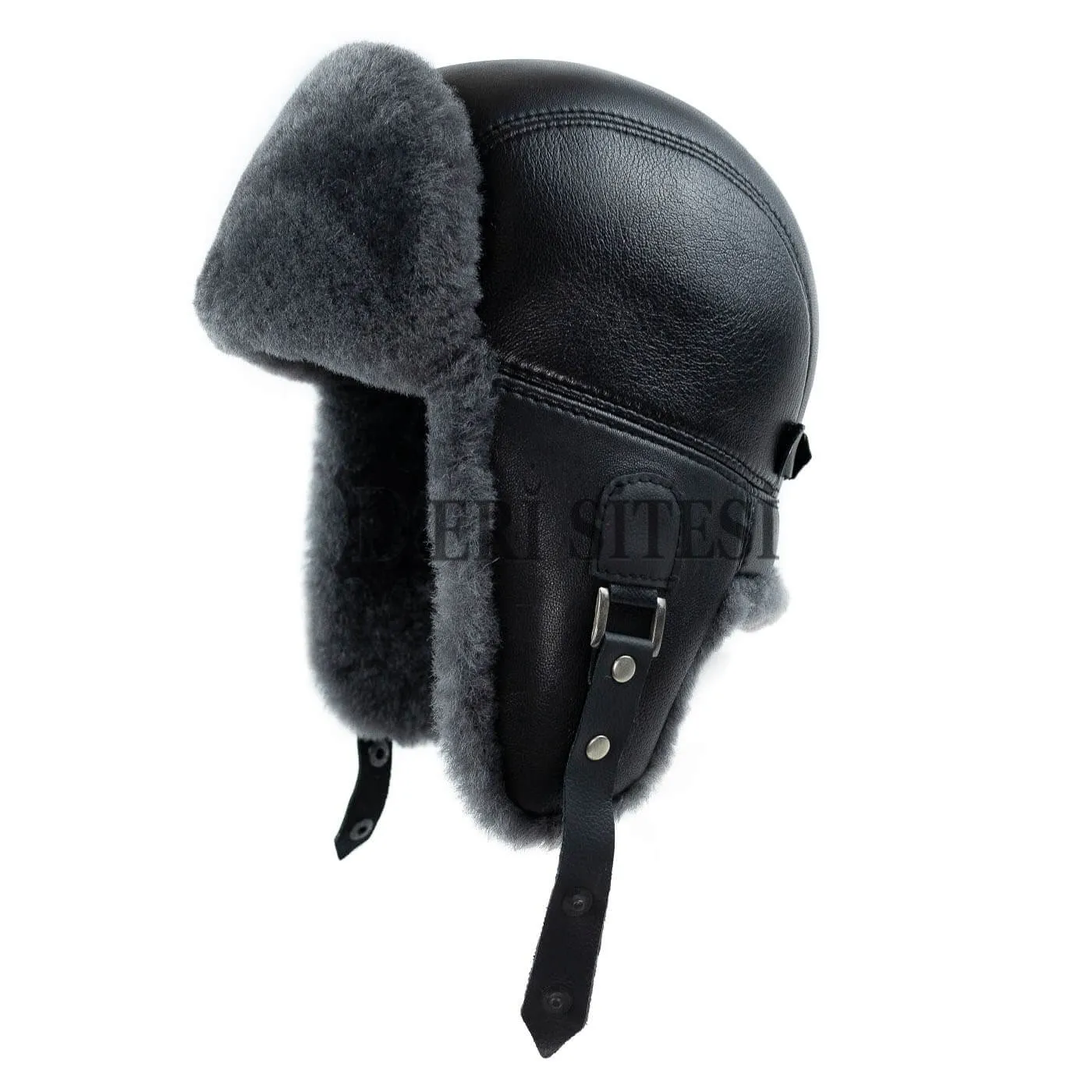 Handmade Leather Hat|Men's Bomber Hats 
