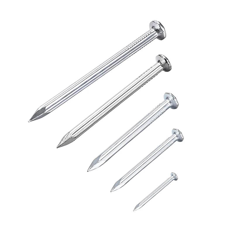 경화 시멘트 네일 탄소강 포인트 팁 5-200 개, 아연 도금 경재 벽 타일링 벽돌 콘크리트 시멘트 네일 하드웨어 