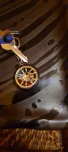 Key-Ring Brake-Discs Auto Audi with Car-Tire-Wheel-Keychain for BMW Fans Hot-Rim