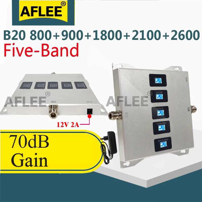 Five-Band B20 800 900 1800 2100 2600mhz Cellular