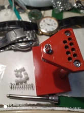 Extractor de removedor elevador de reloj Universal, conjunto de émbolo, con 10 Fitter troqueles, Kit de relojero de acero de aleación, herramientas de reparación de relojes