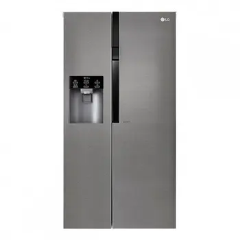 

Refrigerator Side by Side LG GSL360ICEV water dispenser and crushed ice TO +