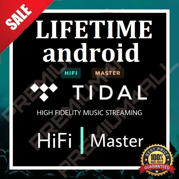 Garantía completa para Tidal HIFI /MASTER Life, funciona solo con Android