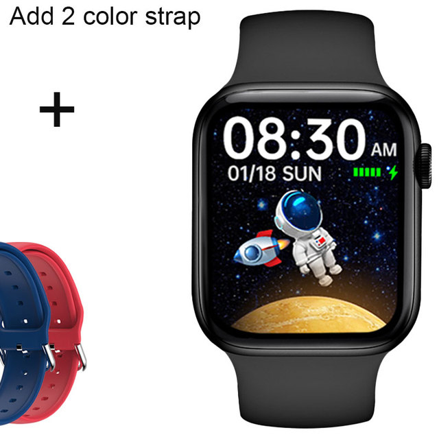 Smart Watch Men Women Smartwatch Wireless Charging Dial Calls DIY Face Heart Rate Body Temperature Monitor Fitness Bracelet