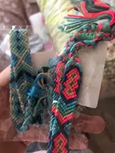 Pulsera Bohemia trenzada de tejido a mano para mujer