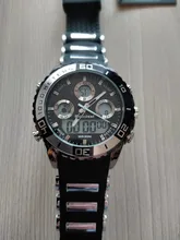 Relojes de lujo para hombre, de cuarzo, Digital, LED, de goma, militar, deportivo, militar, erkek kol saati
