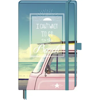 

Notepad Brunnen companion reverse Beach, on an elastic band, 80 gr/m2, Cage