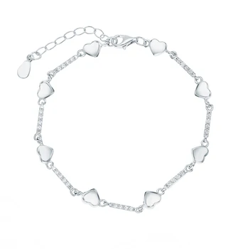 

Silver Bracelet with cubic zirconia sunlight sample 925