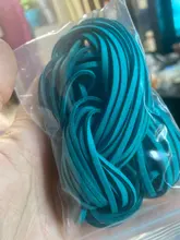 Cuerda plana trenzada de ante de imitación para fabricación de joyas, cuerda de rosca hecha a mano de cuero de terciopelo coreano, 10 m/lote, 2,5mm