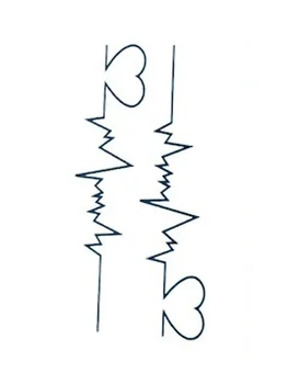

Heartbeat in couple-2 cm x 2 cm - Micro Square (Set of 10 PCs.)