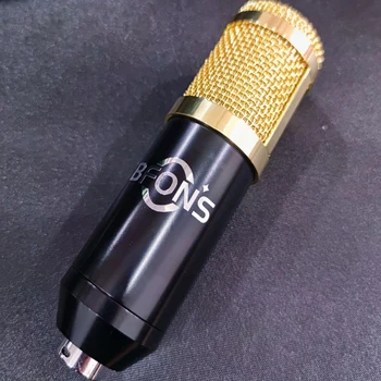 

BFONS Microphone Condenser Sound Recording Microphone With Shock Mount For Radio Braodcasting Singing Recording KTV Karaoke Mic