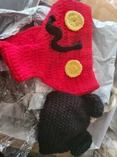 Accesorios de fotografía para recién nacido, gorro para niña y niño, gorra de punto de ganchillo, traje, ropa para recién nacido, accesorios para bebé