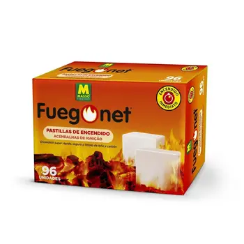 

MASSÓ White FUEGONET tablets for fireplaces, barbecues and stoves-96 units (3x32)