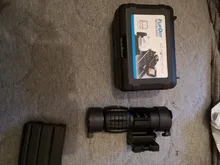 WIPSON-Mira 3X telescópica para rifle, objetivo con lupa óptica, compacto, con cubierta abatible, para arma de caza de 20mm