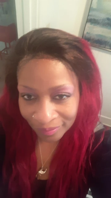 1B Burgundy Brazilian Body Wave Bundles With Frontal photo review