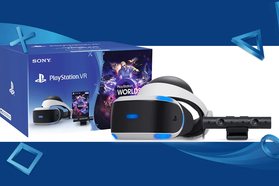 PlayStation VR: Комплект «Шлем виртуальной реальности(CUH-ZVR2: SCEE)»+ ваучер "VR World"+ Камера(CUH-ZEY2