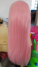 Synthetic Wigs Blonde Black Pink Straight Long Aisi Beauty Women High-Resistant for Cosplay