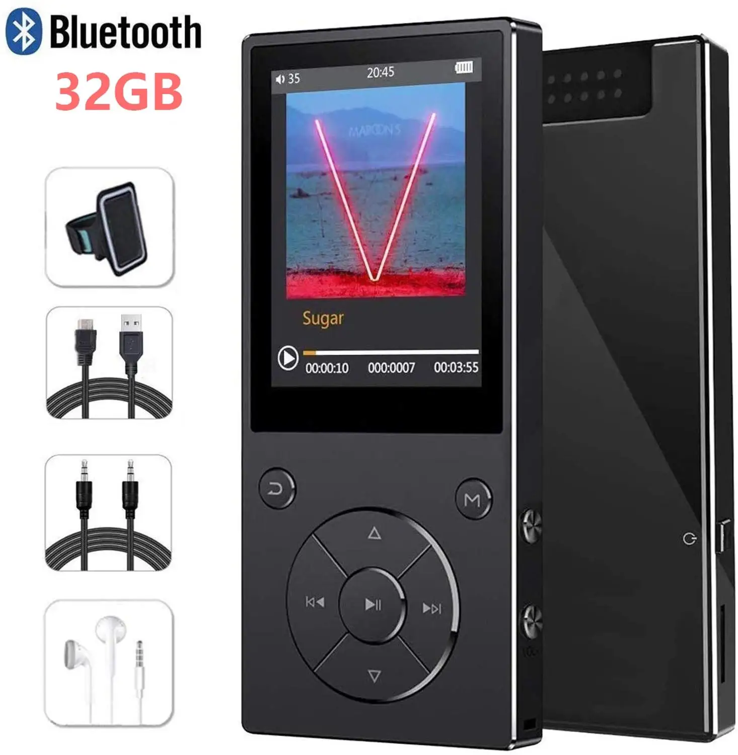 32GB Bluetooth5.0 MP3 Music Player Built-in
