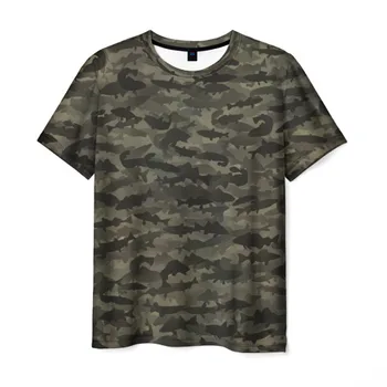 

Men's T-shirt 3D camouflage fisherman