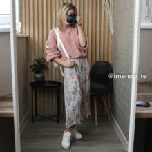 REALEFT-faldas largas plisadas con estampado Floral para mujer, faldas largas de tul, de cintura alta, sueltas, para primavera y verano, 2021