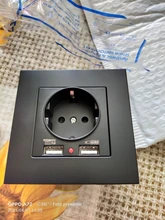 Eu-Power-Socket-Socket Wall-Socket Pc-Panel Usb-Charging-Port Russia SRAN White 