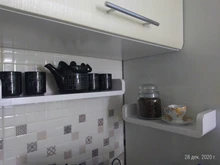 Shelf Bathroom Storage-Rack Shampoo Seasoning Self-Adhesive Kitchen White Wall-Mounted