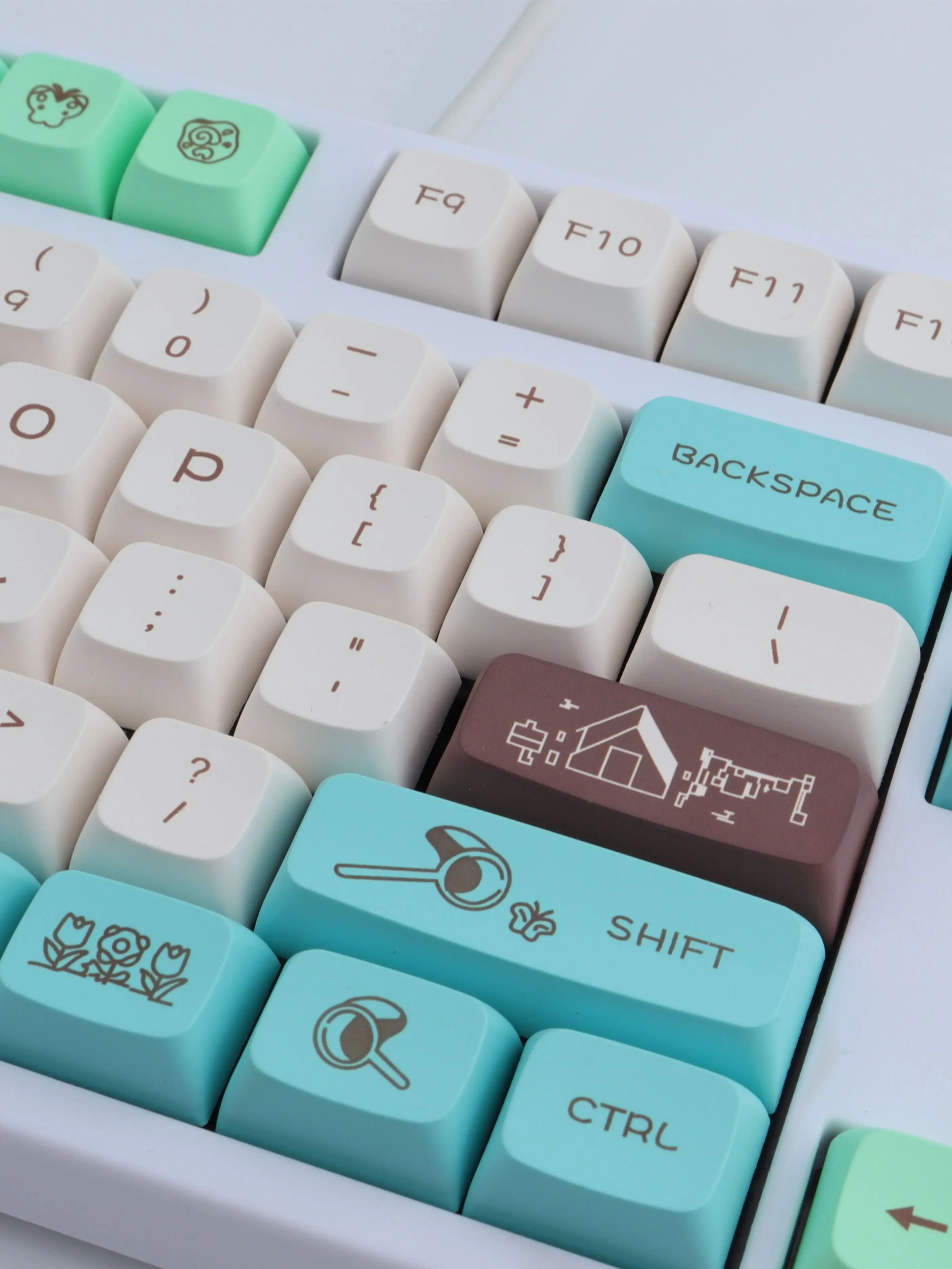 Animal Crossing キーキャップ、143 キー昇華 PBT XDA キー