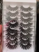 SEXYSHEEP-pestañas postizas 3D naturales, Kit de maquillaje, extensión de pestañas de visón, 8/20 pares, 15-20mm, venta al por mayor