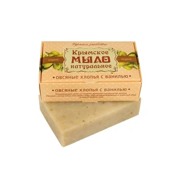 

House of nature natural Crimean soap on olive oil "oatmeal flakes with vanilla