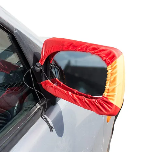 Spanish Flag Rear View Mirror Cover(Pack of 2