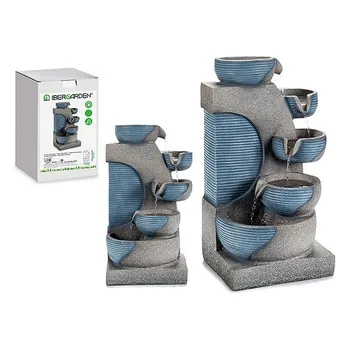 

Garden fountain Blue Grey Resin 5