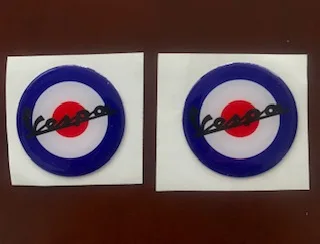 Adesivi Anagram Per Motociclette Vintage Lambretta Classic, Adesivi In Rilievo