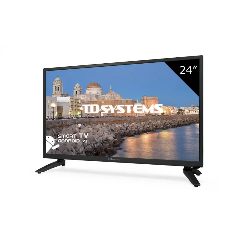 Best Price Televisions Smart TV 24 Inch TD K24DLH8FS Systems. HDMI, DVB-T2/C, [Shipping from Spain, guarantee old 2]